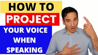 How to project your speaking voice | Techniques to speak from diaphragm & Vocal Projection