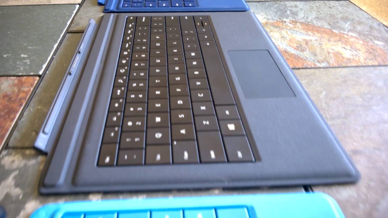 Surface Pro Type Cover 4 Keyboard Vs Type Cover 3 Vs Type Cover 2