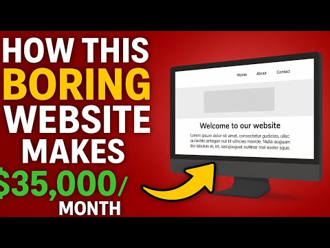 How This Boring Website Makes $35,000/Month💰#earnmoney