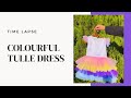 CUSTOM ORDER - Making a cute and colourful dress (for a 2 year old) Timelapse video - khaya zikalala
