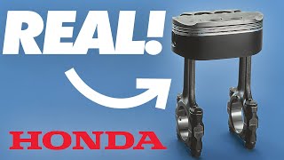 El alocado motor de pistones ovalados de Honda