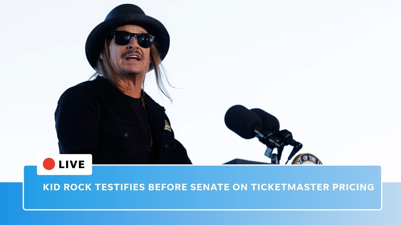 Live: Detroit's Kid Rock to testify before Congress on Ticketmaster pricing