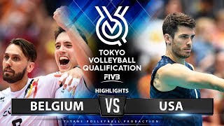 Belgium vs USA | Highlights Men's OQT 2019