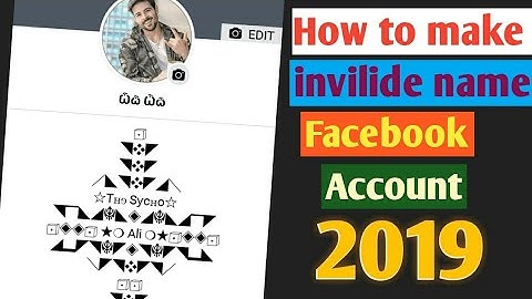 How to make invilade ghost name facebook account without proxy 2019 new trick || by kashif ali
