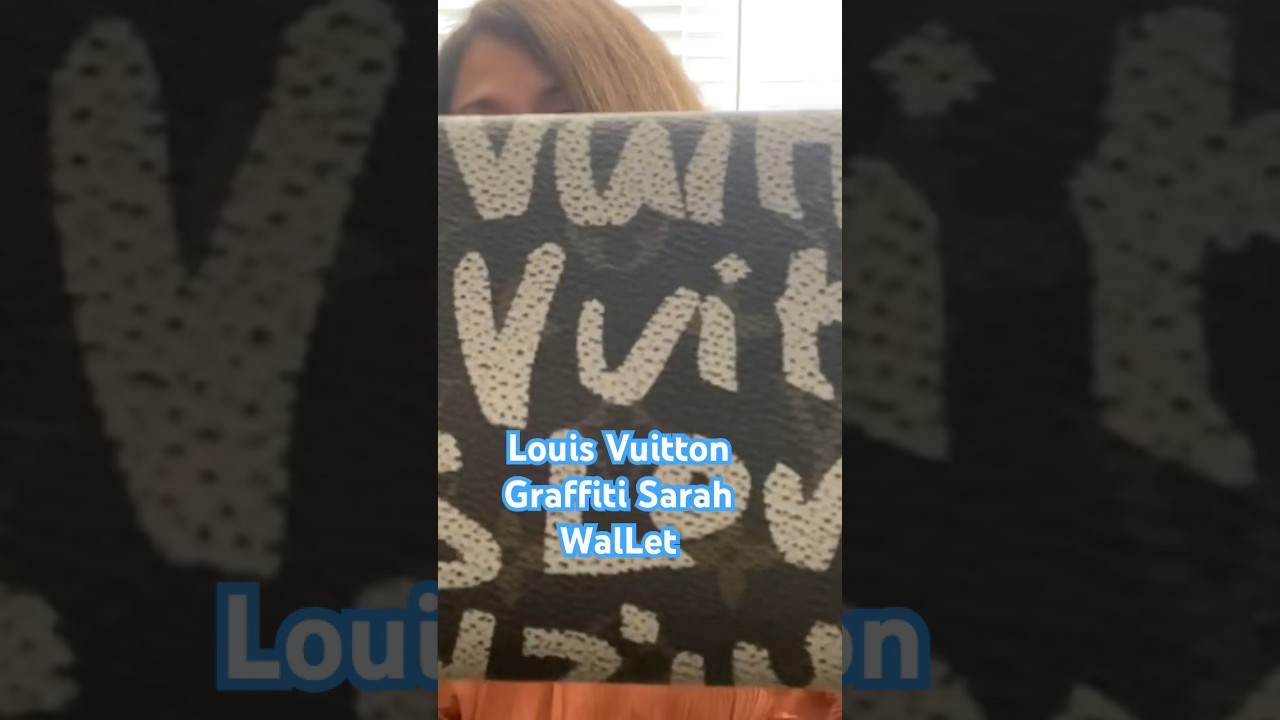 louis vuitton graffiti wallet