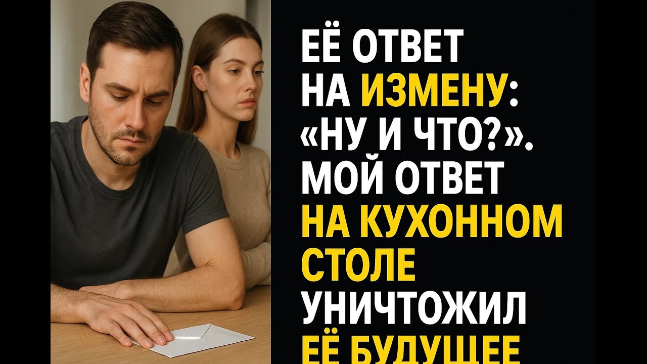 Жена изменила и бросила 