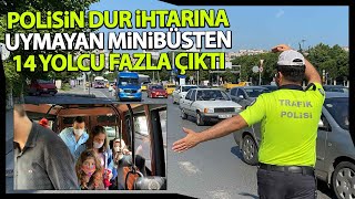İstanbulda Polisle Tıka Basa Dolu Minibüs Arasında Nefes Kesen Kovalamaca Kamerada