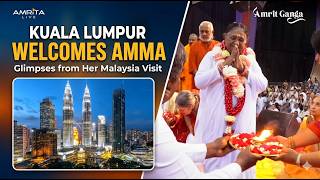 Kuala Lumpur Welcomes Amma | Glimpses from Her Malaysia Visit |#AmritGanga- Satsang, bhajan, darshan screenshot 5