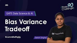 GATE Data Science & AI | Bias Variance Tradeoff | GeeksforGeeks