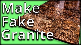 Learn to Mimic Granite with Epoxy | Stone Coat Countertops