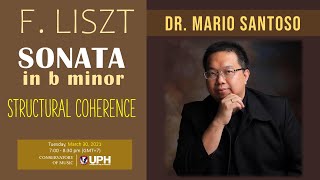 Lecture Dr Mario Santoso Structural Coherence In Music And In Liszts B Minor Sonata