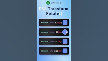 CSS Transform Rotate() | #codefordesign