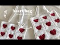 Easy way to turn heart granny squares into a cute bag   crochet tutorial