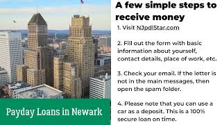 Payday loans in Newark, New Jersey (NJ)