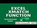 Excel XMATCH Function | Excel XMATCH Formula | Exact & Reverse Search
