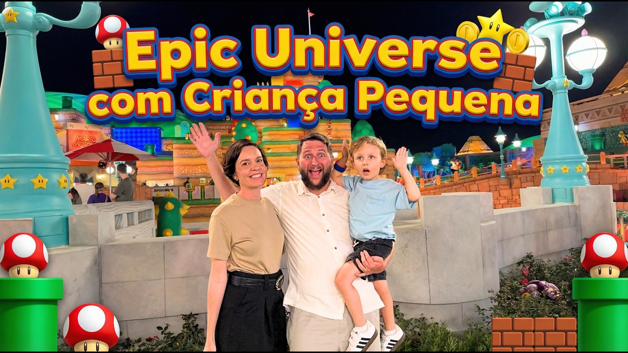 EPIC Universe com Criança Pequena Vale a Pena? Parque do Mario em Orlando
