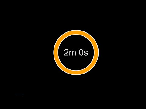 Silent 2 Minute Timer | Visual Progress Bar Timer