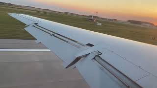 American Eagle Embraer E145LR Landing in Fort Wayne