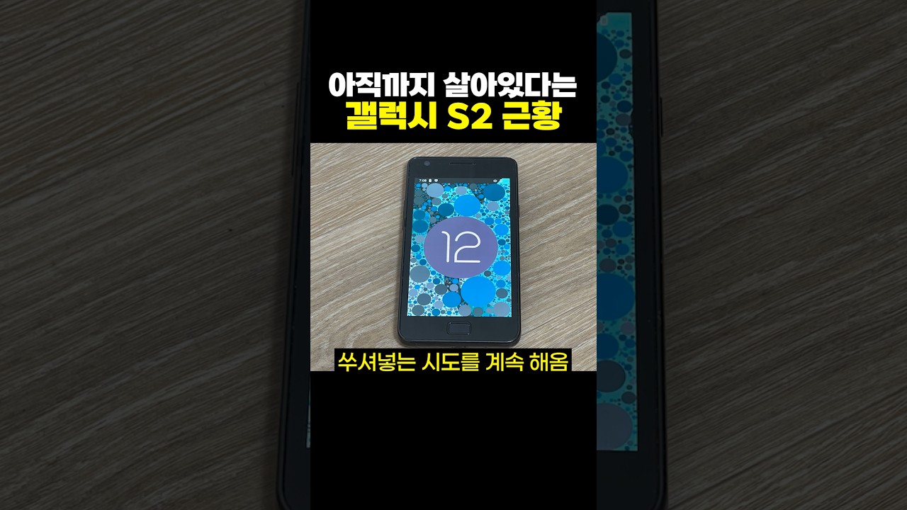 아직도 살아있다는 갤럭시S2 근황.jpg