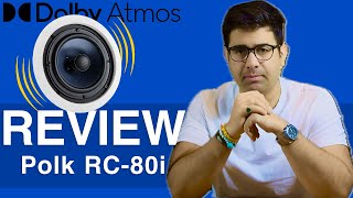 Polk Audio RC-80i Review | Best Budget Atmos Ceiling Speaker for you home theatre ?