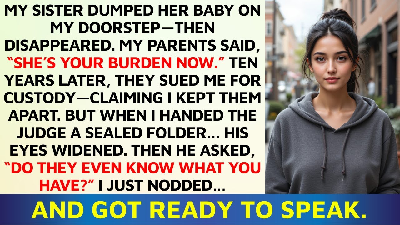My Sister Left Her Baby With Me and Vanished — A Decade Later, She Took Me to Court | Storytime