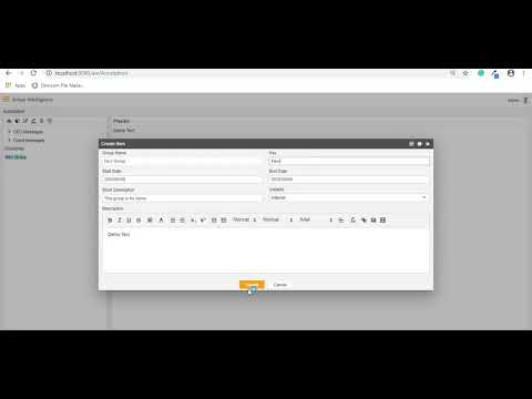 AIV Masterdata Annotation Create and edit Item - YouTube