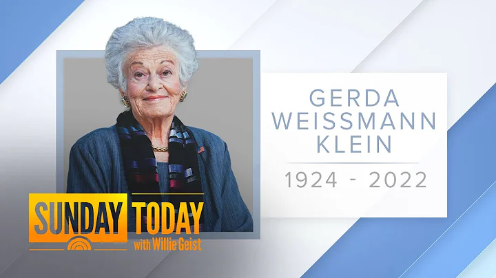 Holocaust Survivor, Gerda Weissman Klein, Dies Age...