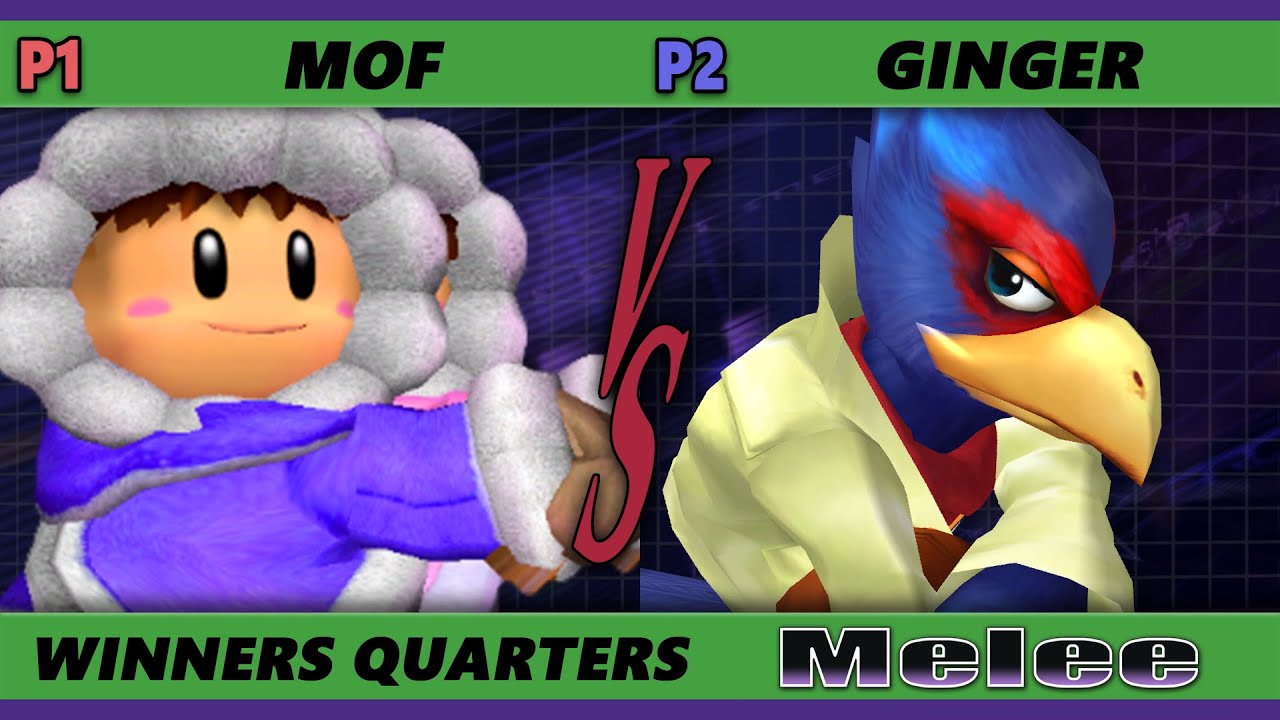 S@X 396 Online Winners Quarters - Ginger (Falco) Vs. MOF (Ice Climbers) Smash Melee - SSBM