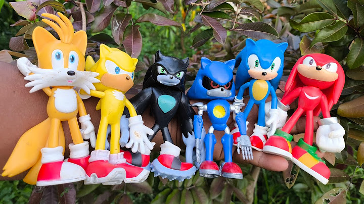 Sonic The Hedgehog 3/Sonic/Super Sonic/Metal Sonic/Tails/Knuckles/Super Hero/Silver/Action Figure