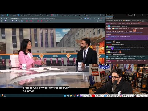 Zohran Mamdani ’I don’t think that we should have billionaires' Full interview | HasanAbi reacts