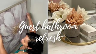 DECORATING GUEST BATHROOM #apartmentdecor #smallbathroomideas