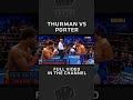 Thurman vs Porter (Landed punches count)