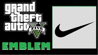 Grand Theft Auto 5 / GTA 5 / GTA V : Nike Logo Emblem Tutorial