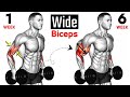 Best Biceps Workout for Big Arms 💪 | Full Gym &amp; Home Biceps Routine | Build Massive Arms Fast