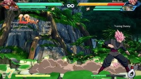 Goku Black meterless hard knockdown from anywhere with A21 assist