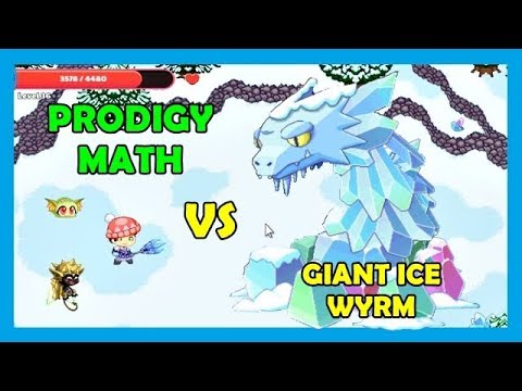Prodigy Math Game Defeating The Ice Worm Shiverchill Mountain Boss