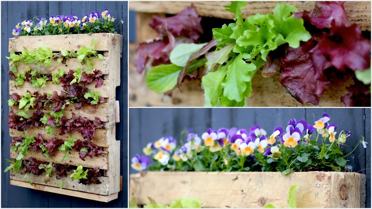 Diy Veggie Pallet Planter You