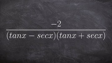Simplifying a rational trigonometric expression