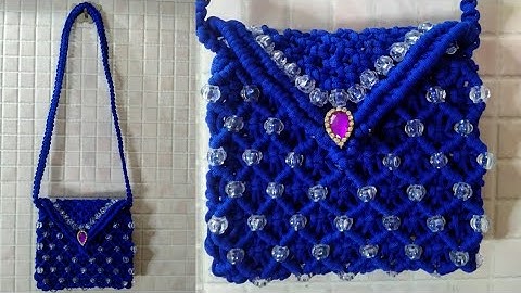 Macrame Handbag | DIY Macrame Purse