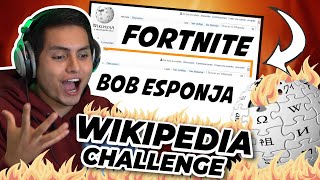 🔥EL JUEGO MÁS DIFICIL DE INTERNET🔥 WIKIPEDIA CHALLENGE | AGENTES DEMENTES