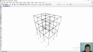 Tutorial SAP 2000, Analisis Frame 3D dengan Beban Gempa