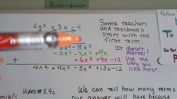 Algebra I #5.11, Multiply two Polynomials