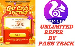 UC turbo offer unlimited refer trick|| UC turbo offer 2020||UC turbo by pass refer trick screenshot 5