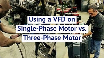 VFD for Single-Phase and Three-Phase Motors | Electric Motor Drives