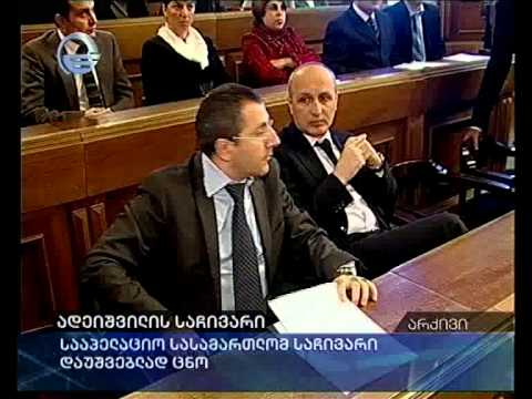 ადეიშვილის საჩივარი