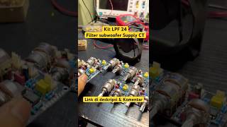 Filter subwoofer LPF 24dB/Octave Respon LR #shorts #shortvideo #fyp #subwoofer #highclarity