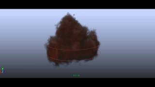 Explosion maya fluids