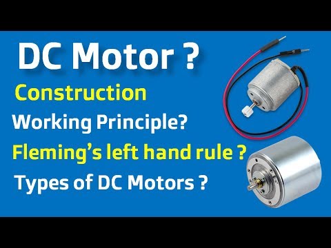 DC Motor | DC Motor Working Principle, Construction and Types