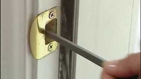 Aligning Deadbolt with Strike Plate (#5510)