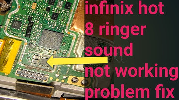 infinix hot 8  ringer sound not  working  solution 100% tested